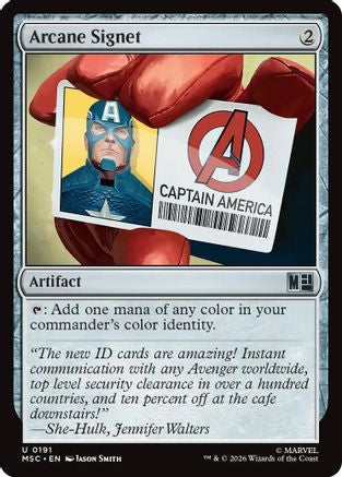 Arcane Signet (0191) (Surge Foil) (MSC-191)