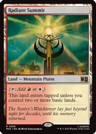 Radiant Summit (Surge Foil) (MSC-258)