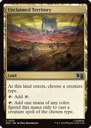 Unclaimed Territory (Surge Foil) (MSC-275)