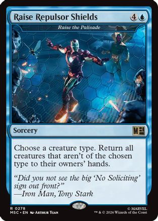 Raise Repulsor Shields - Raise the Palisade (Surge Foil) (MSC-278)