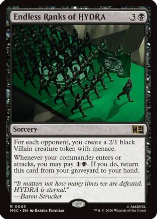Endless Ranks of HYDRA (MSC-043)
