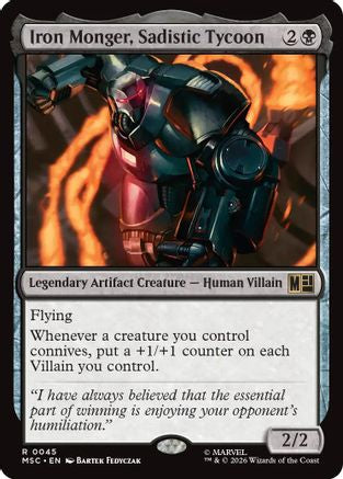 Iron Monger, Sadistic Tycoon (MSC-045)