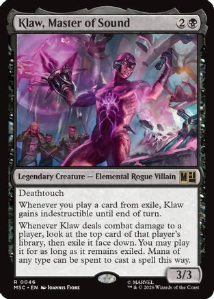 Klaw, Master of Sound (Surge Foil) (MSC-046)