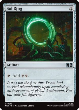 Sol Ring (0213) (Surge Foil) (MSC-213)