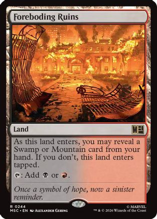 Foreboding Ruins (Surge Foil) (MSC-244)