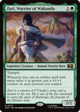 Zuri, Warrior of Wakanda (MSC-072)
