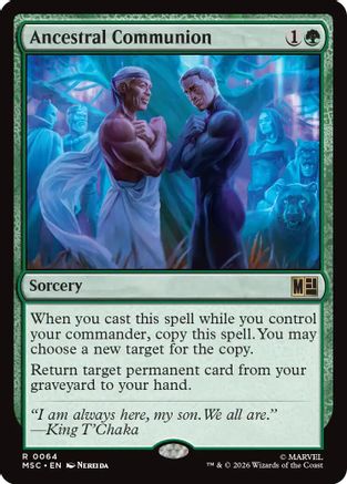 Ancestral Communion (Surge Foil) (MSC-064)
