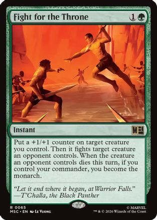 Fight for the Throne (Surge Foil) (MSC-065)