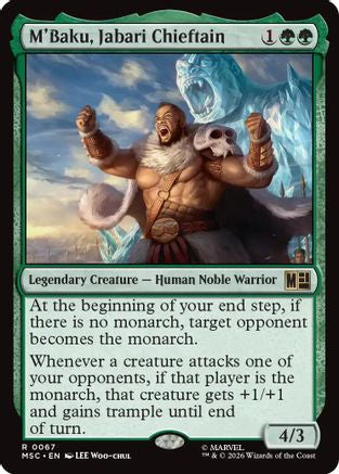 M'Baku, Jabari Chieftain (Surge Foil) (MSC-067)