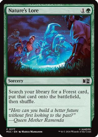 Nature's Lore (Surge Foil) (MSC-177)