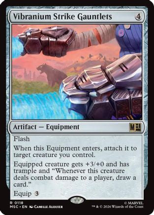 Vibranium Strike Gauntlets (Surge Foil) (MSC-118)