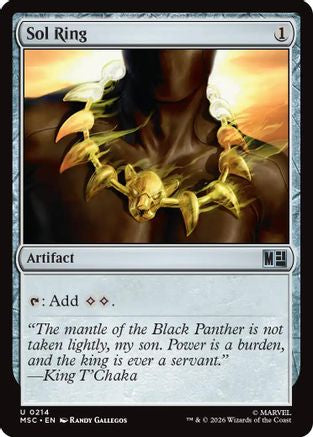 Sol Ring (0214) (Surge Foil) (MSC-214)