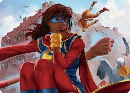 Ms. Marvel, Kamala Khan Art Card (AAMSH-005)