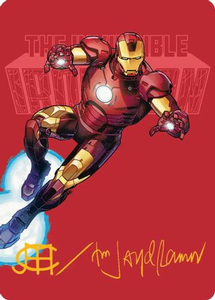 The Invincible Iron Man Art Card (Gold-Stamped Signature) (AAMSH-029)
