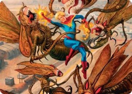 Captain Marvel, Apex Avenger Art Card (AAMSH-036)