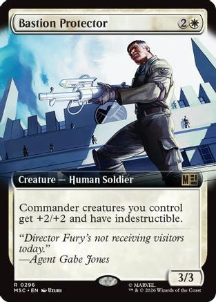 Bastion Protector (Extended Art) (MSC-296) (Foil)