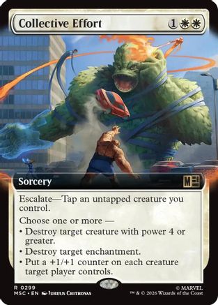 Collective Effort (Extended Art) (MSC-299)