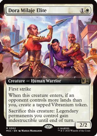 Dora Milaje Elite (Extended Art) (MSC-302)