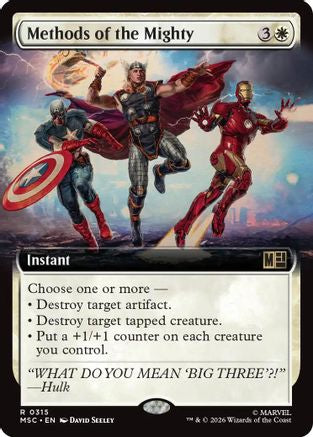 Methods of the Mighty (Extended Art) (MSC-315) (Foil)