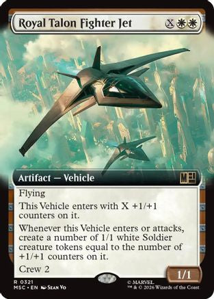 Royal Talon Fighter Jet (Extended Art) (MSC-321) (Foil)