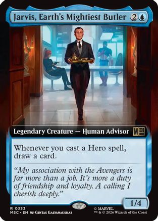 Jarvis, Earth's Mightiest Butler (Extended Art) (MSC-333)