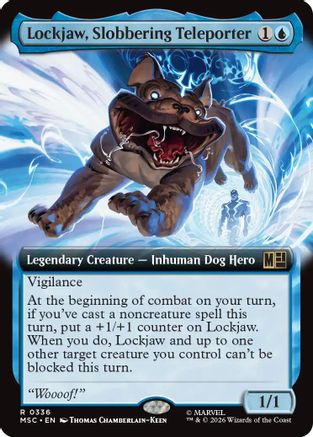 Lockjaw, Slobbering Teleporter (Extended Art) (MSC-336) (Foil)
