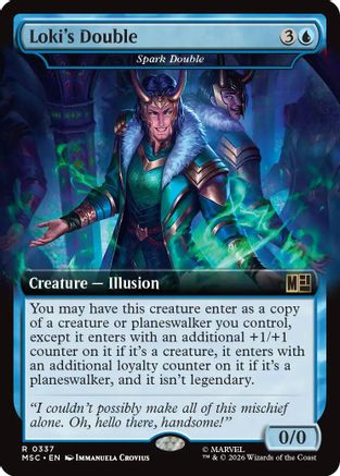 Loki's Double - Spark Double (Extended Art) (MSC-337) (Foil)