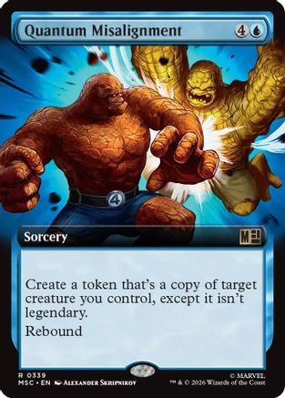 Quantum Misalignment (Extended Art) (MSC-339) (Foil)