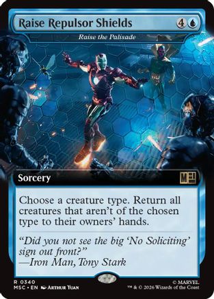 Raise Repulsor Shields - Raise the Palisade (Extended Art) (MSC-340)