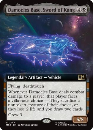 Damocles Base, Sword of Kang (Extended Art) (MSC-347)