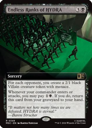 Endless Ranks of HYDRA (Extended Art) (MSC-348) (Foil)