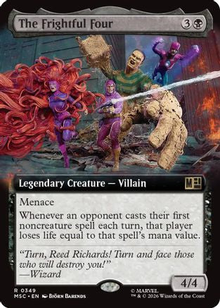 The Frightful Four (Extended Art) (MSC-349) (Foil)