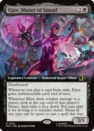 Klaw, Master of Sound (Extended Art) (MSC-352) (Foil)
