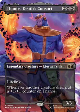 Thanos, Death's Consort (Extended Art) (MSC-508) (Foil)