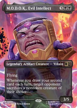 M.O.D.O.K., Evil Intellect (Borderless) (MSC-509) (Foil)