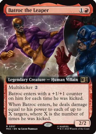 Batroc the Leaper (Extended Art) (MSC-357) (Foil)