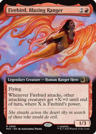 Firebird, Blazing Ranger (Extended Art) (MSC-360)