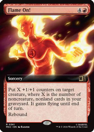 Flame On! (Extended Art) (MSC-361) (Foil)
