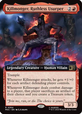 Killmonger, Ruthless Usurper (Extended Art) (MSC-364) (Foil)