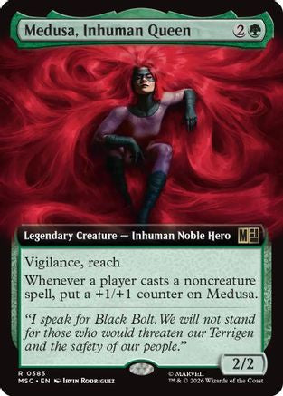 Medusa, Inhuman Queen (Extended Art) (MSC-383)