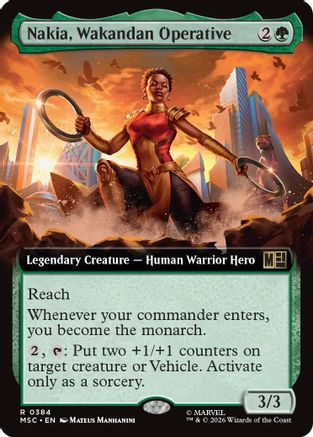 Nakia, Wakandan Operative (Extended Art) (MSC-384)