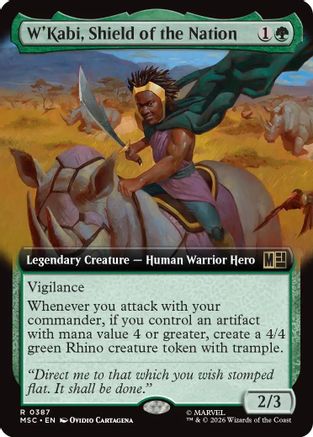 W'Kabi, Shield of the Nation (Extended Art) (MSC-387) (Foil)