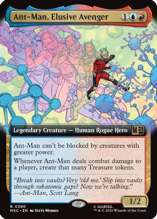 Ant-Man, Elusive Avenger (Extended Art) (MSC-390) (Foil)