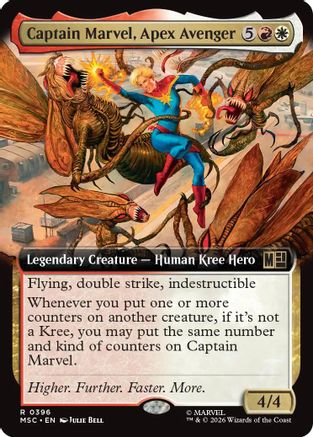 Captain Marvel, Apex Avenger (Extended Art) (MSC-396)