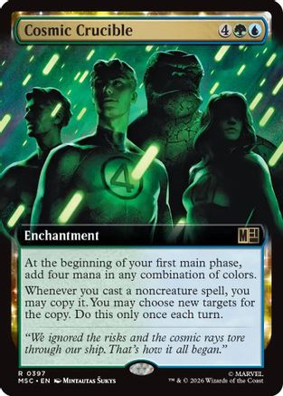 Cosmic Crucible (Extended Art) (MSC-397) (Foil)