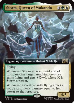 Storm, Queen of Wakanda (Extended Art) (MSC-418) (Foil)