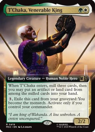 T'Chaka, Venerable King (Extended Art) (MSC-419)