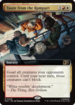 Taunt from the Rampart (Extended Art) (MSC-420)
