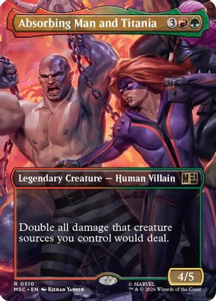 Absorbing Man and Titania (Borderless) (MSC-510)