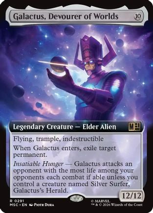 Galactus, Devourer of Worlds (Extended Art) (MSC-291) (Foil)